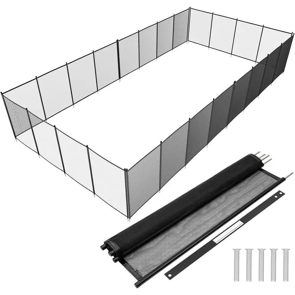 

4t x 24t Black Pool ence Swimming Pool ence in Ground Pool Saety encing