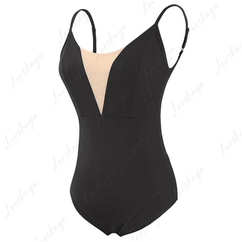 Dance Clothes Adult Women's Ballet Practice Clothes Dancing Onesie High Cross Basic