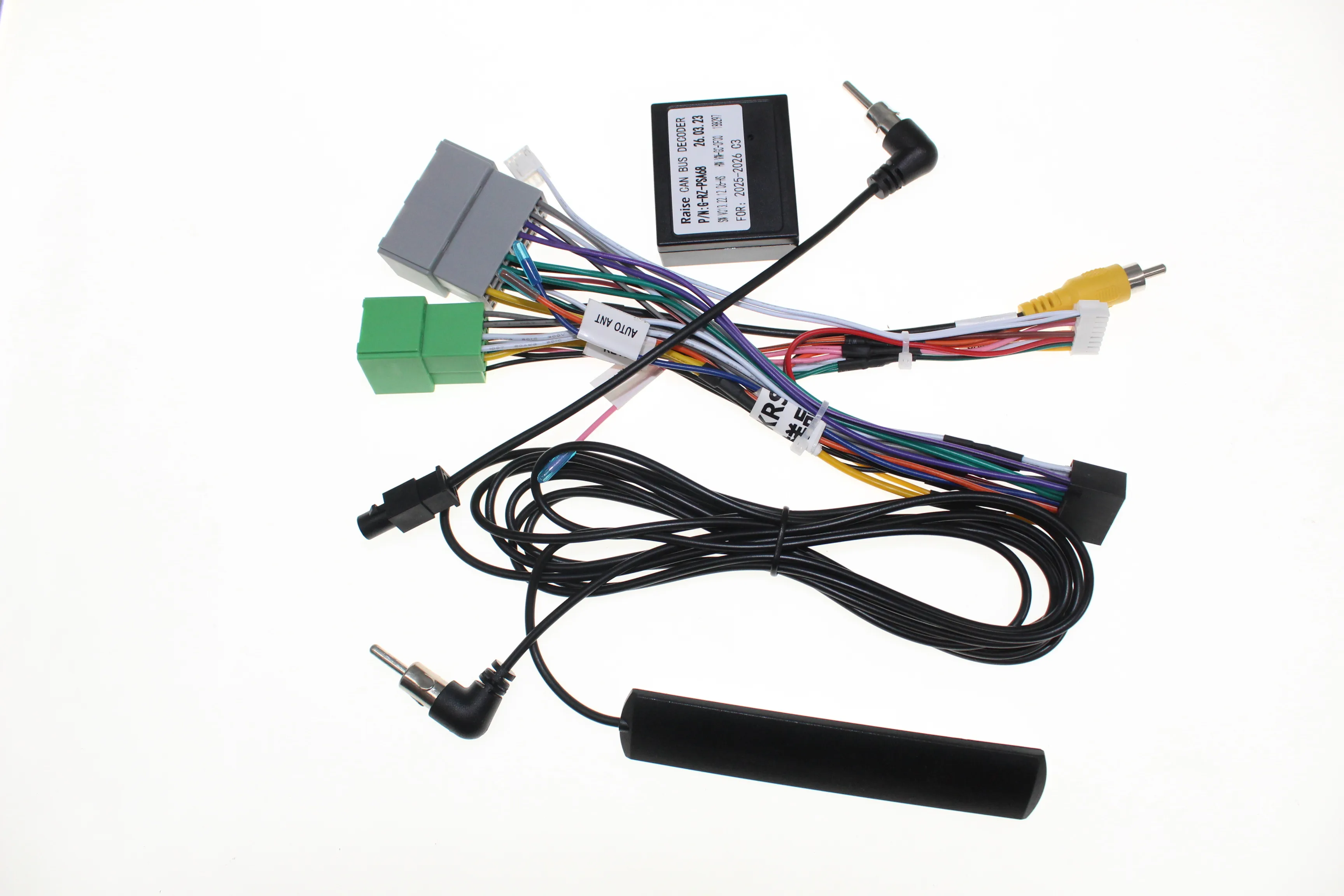 Car Radio Wiring Cable For PEUGEOT CITROEN C3 2025-2026 16Pin Harness Adapter With CANBUS Box 2DIN Head Unit Stereo Plug Android view 3