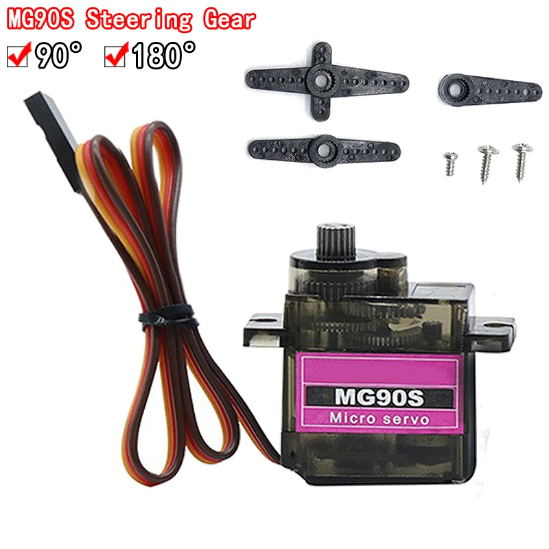 MG90S Plastic gear Digital 9g Servo For Rc Helicopter plane boat car MG90 9G IN STOCK