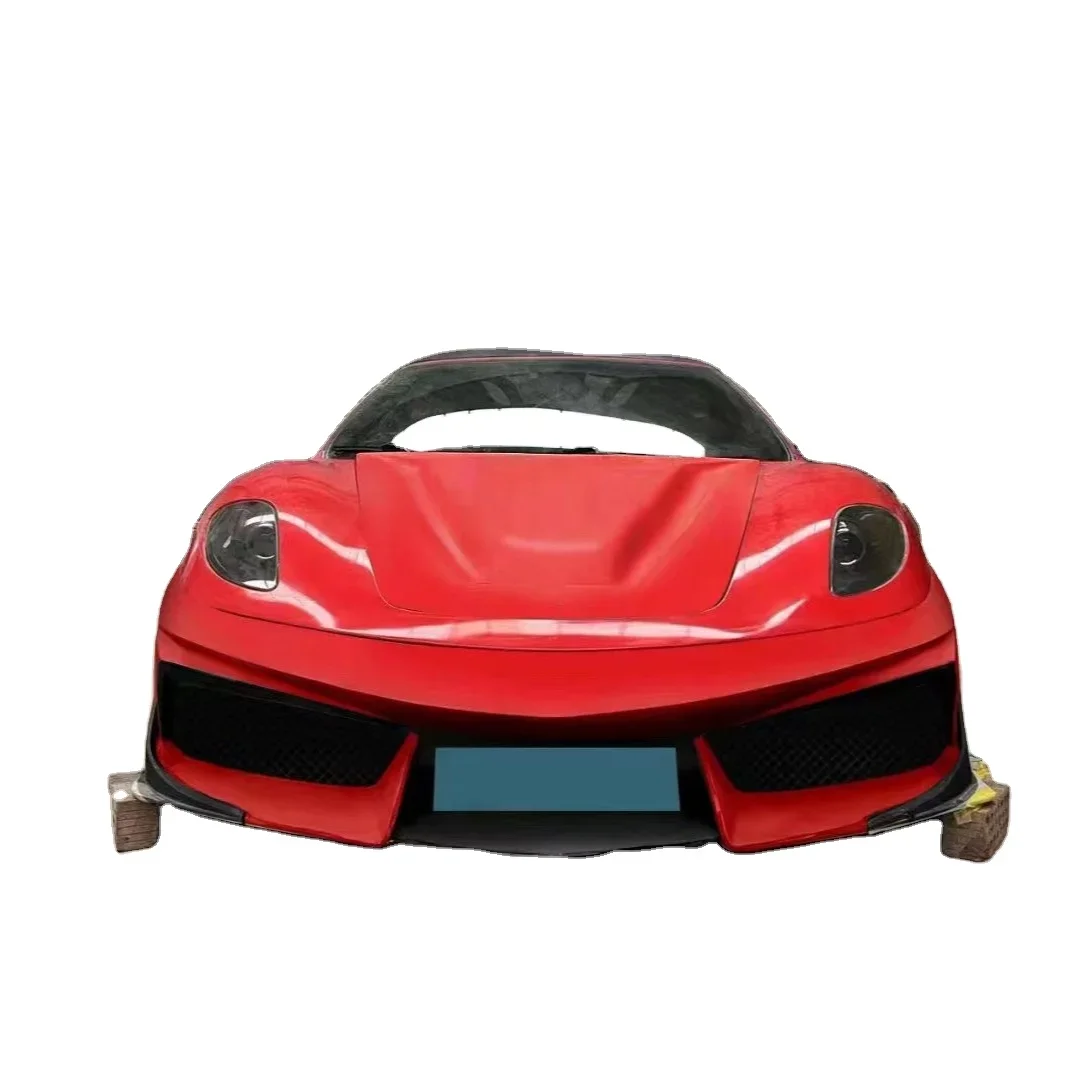 for Ferrari F430 Carbon Fiber body Kit F430 Upgraded VORS Style front and rear bumper spoiler hood body kit