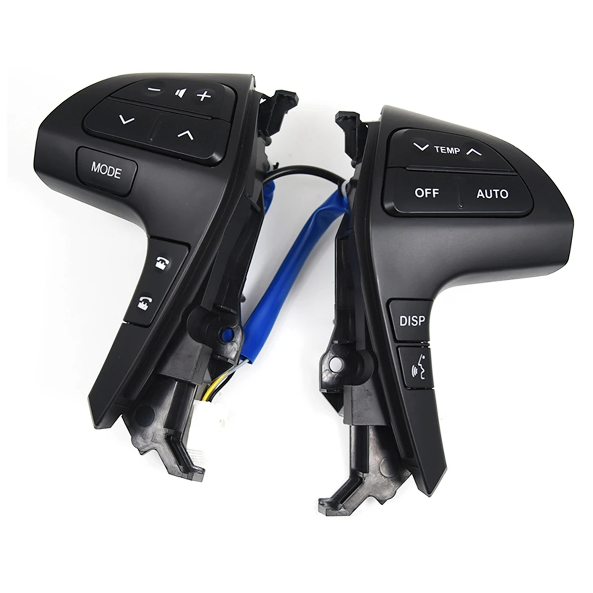 

A82U-2PCS 84250-0K020 Серебристая кнопка управления аудиосистемой на руле с Bluetooth для Toyota HIGHLANDER 2009-2012 2011-2013 для CA