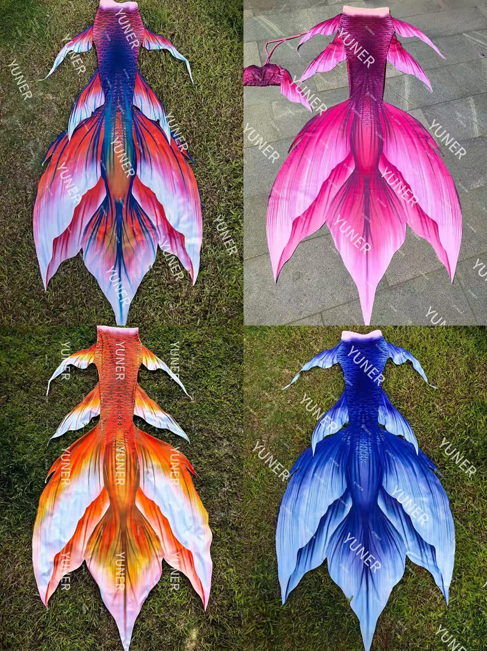 

Original Jade Ring Series Mermaid Diving Fish Tail Swimsuit Fish Skin Shooting Performance Adult Custom Edition