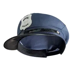 Children Police Hat Kids Cap Cosplay Kids Police Officer Costume Hat for Birthday Performance Halloween Carnival Dress up