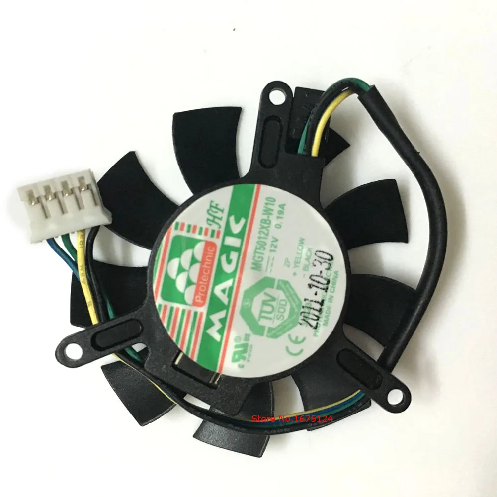 45mm 4pin MGT5012XR-W10 VGA Cooler Fan For Leadtek Quadro K620 PNY P400 P600 P620 P1000 Graphics Cards Replacement