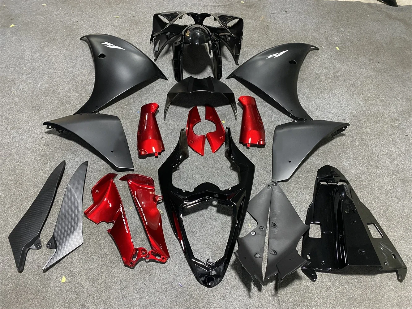 Motorcycle Fairings Kit Fit for YAMAHA YZF - R1 2009 2010 2011 2012 2013 2014 Bodywork set Custom Black Red