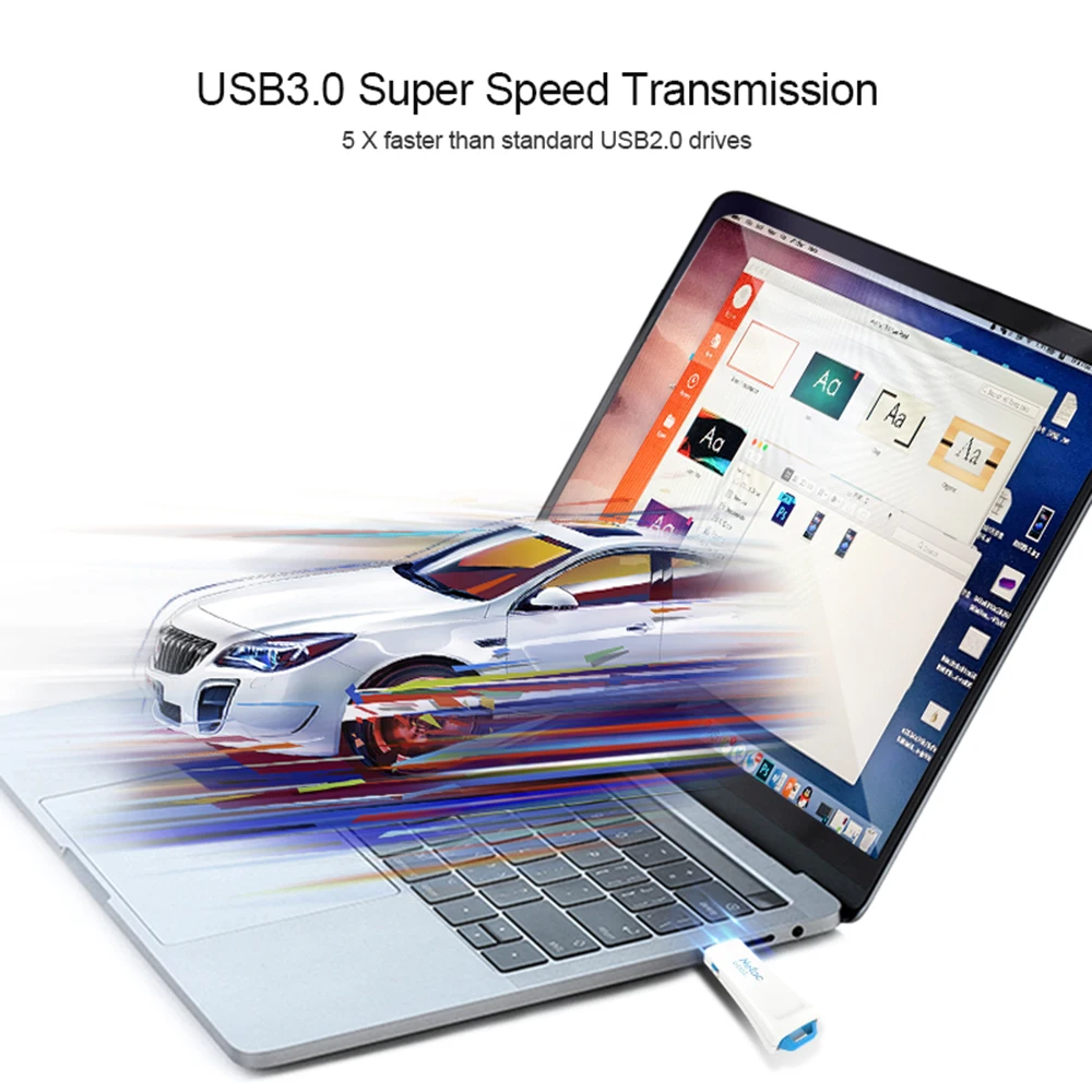 Netac Pendrive 64GB USB Flash Drive USB 3.0 Disk Key USB Stick Memory Disk Cheap Things for PC Laptop Car TV