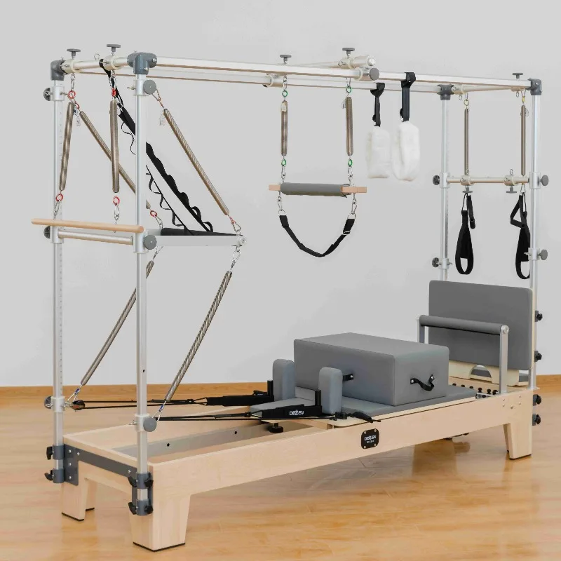 YTYIN Balance Best Quality Professional Newest Durable Hot Sale Fitness Pilates Yoga Reformer With Tower Aluminum Alloy Bed Set