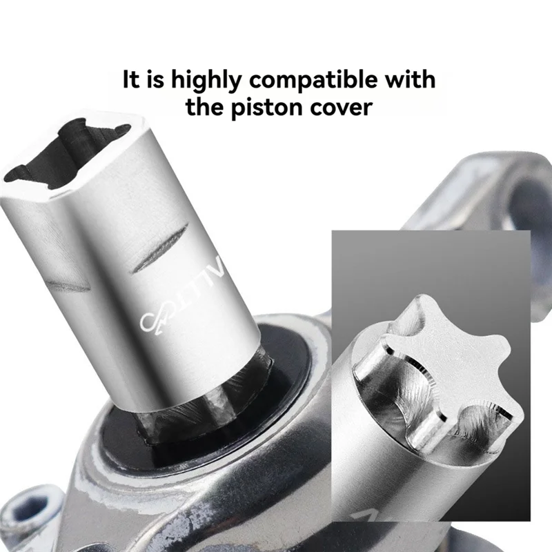 ALLTOO Piston Cover Disassembly Installation Tool For SHIMANO XTR 9100 Oil Disc Brake Bike Bicycle Repair Wrench-AA85