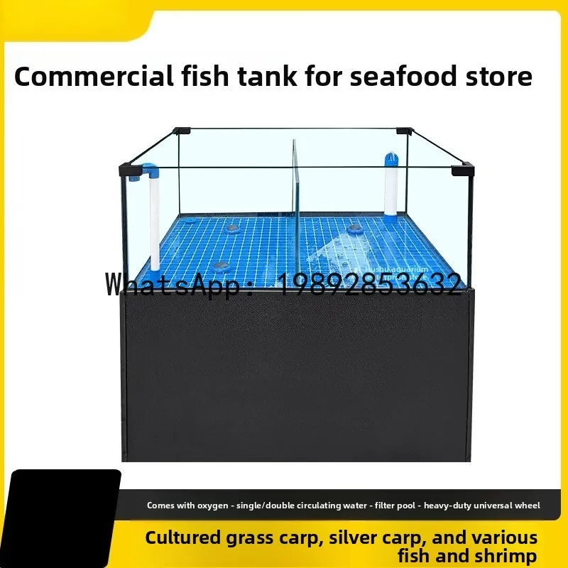 CZ  Seafood Fish Tank Restaurant Special Aquatic Product Fish Selling Pool Supermarket Seafood Tank Shellfish Pool