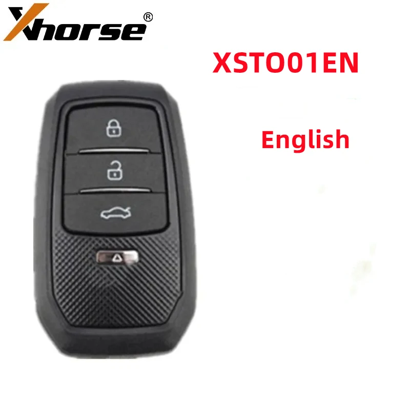 

1pcs/lot Xhorse XSTO01EN key XM38 Smart Key 4D 8A 4A All in One with Key Shell Supports Rewrite for Toyota for english