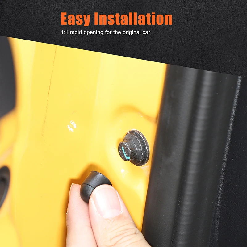 ABS Plastic M6 Screw Protection Covers Car Bolt Nut Dome Protection Caps Exposed Hexagon Cover Car Accessories