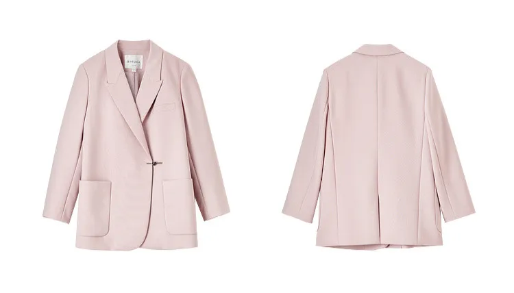 SENTUBILA Maßgeschneiderter Blazer für Damen 2026 Frühling Herbst Modetrend Elegante Anzugjacke für die Arbeit Damenbekleidung 153XC3230 – Detail 30