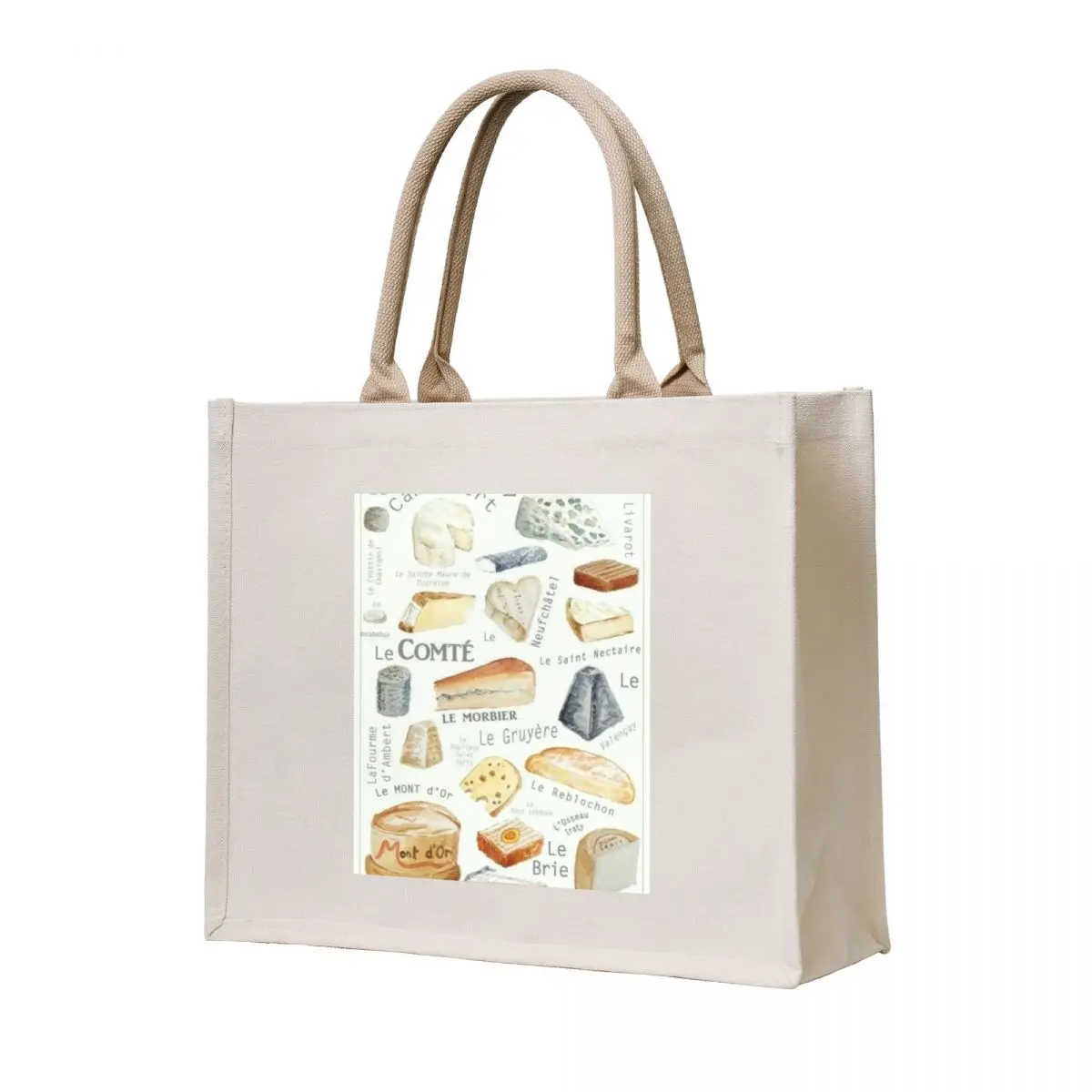 

Printable Kitchen Art, Cheese Art Print, Types Of Cheese Print, Kitchen Wall Prints, Kitchen Poster Wall Art, Watercolo Tote Bag