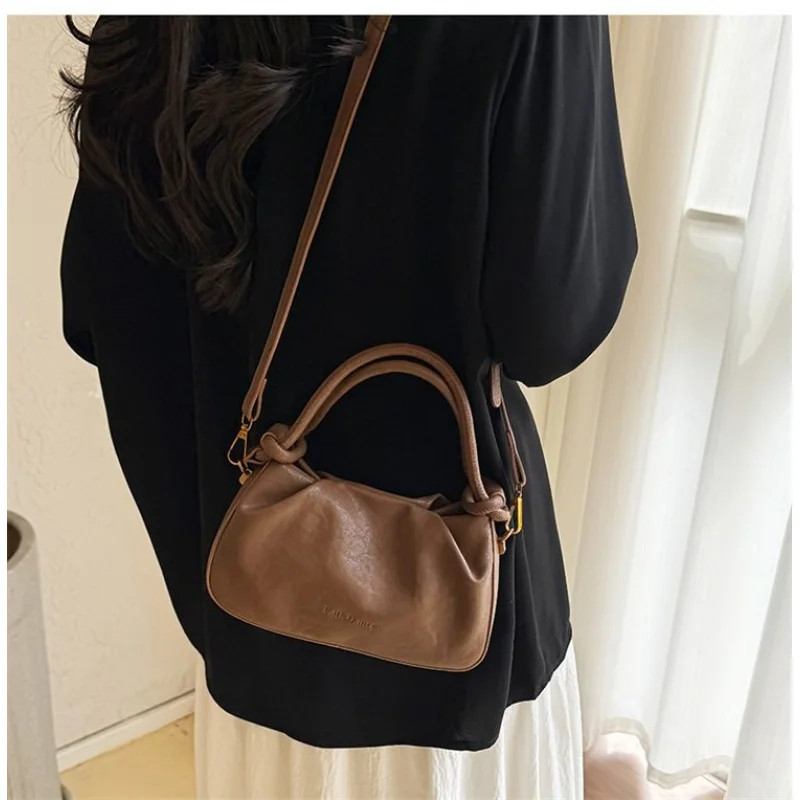 

Роскошная женская сумка через плечо из кожи с горным принтом и элегантным винтажным легким повседневным винтажным эффектом высокого класса ​