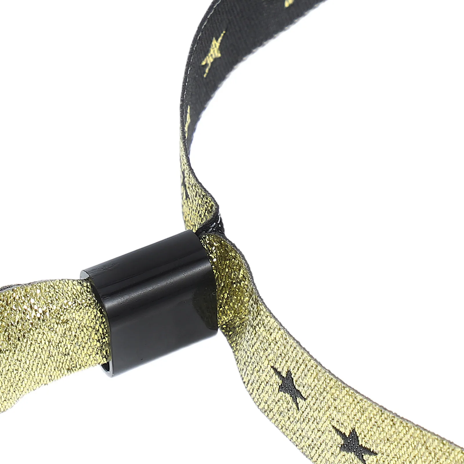 20Pcs Gold Vip Wristbands Fabric Party Bands Event Weddings Concerts Clubs Festivals Quick Admission Identification