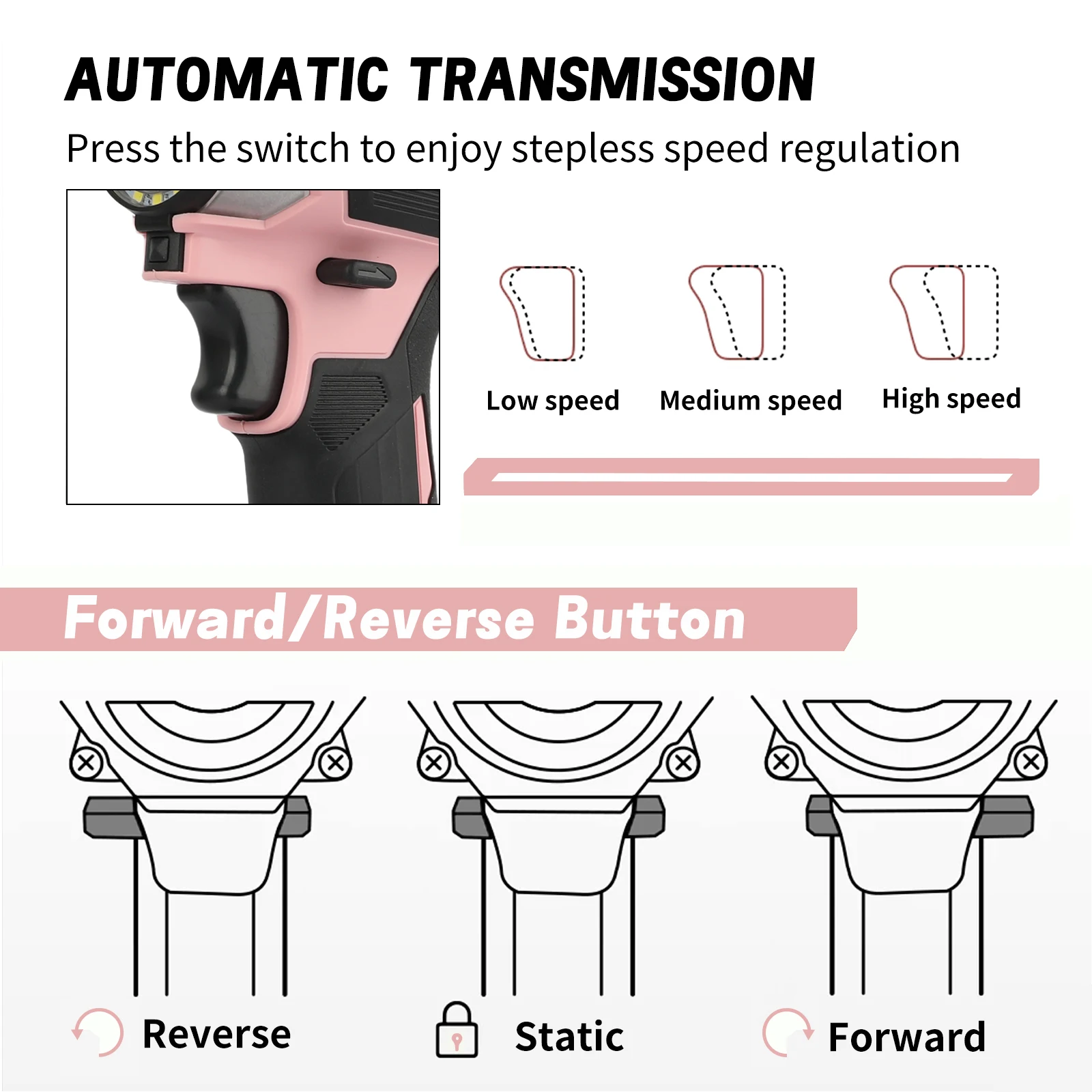 Makita DTD173 domestic multi-color Japanese rechargeable impact screwdriver brushless motor metal electric screwdriver DTD173Z M view 6