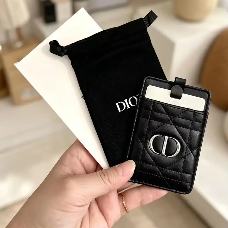 Dior Dior’s Bag Multi-functional Portable Double Sided Touch Up Mirror Integrated Card Holder Compact Pocket Makeup Mi - view 4