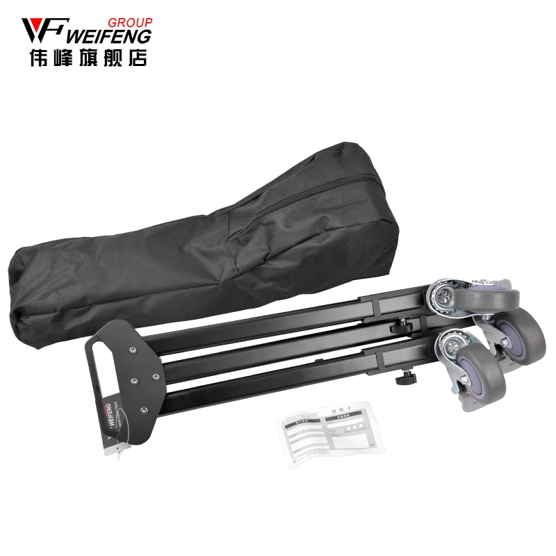 

Weifeng Wt600 Universal Tripod Mobile Pulley Base 601 Horseshoe Tripod Professional Rolling dolly