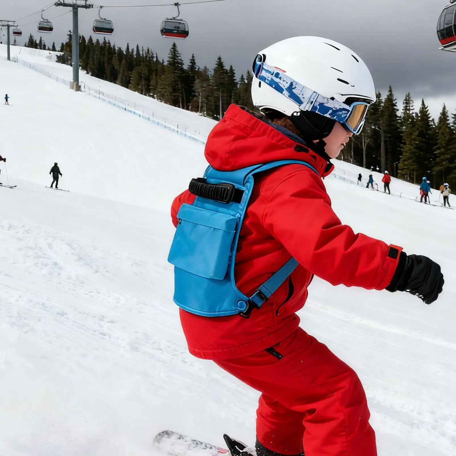 

Children's Ski Training Harness for Fall Prevention Winter Sports Practice Leashes Kids Snowboard Training Safety Harness