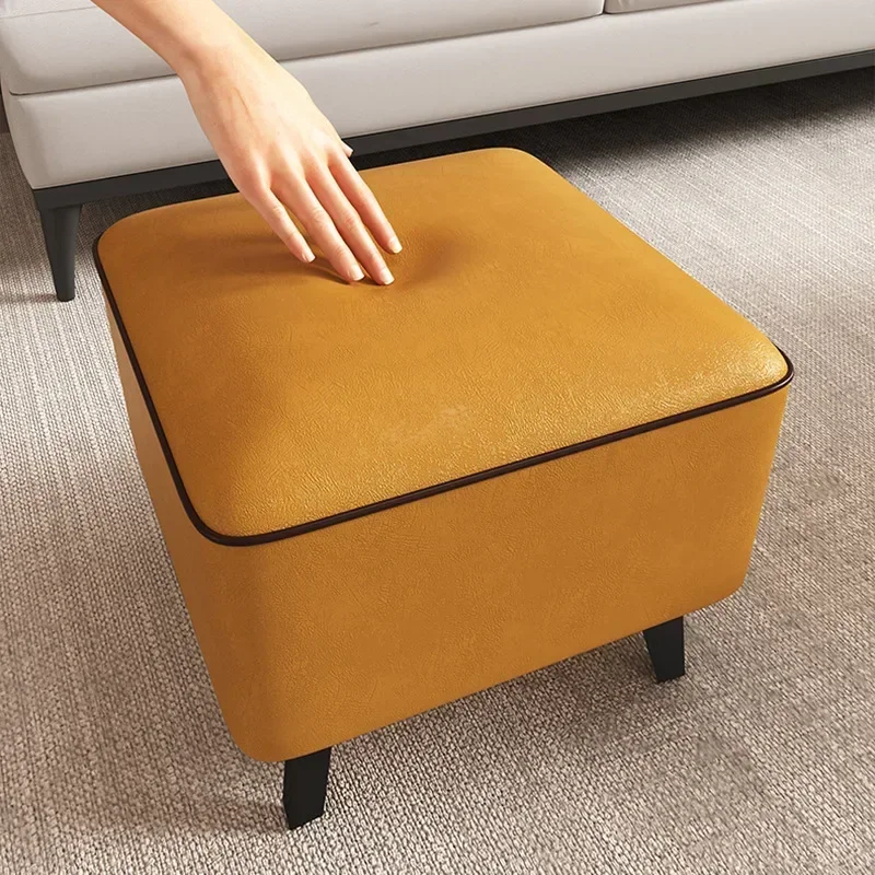 Household shoe changing stool entrance living room coffee table low stool sturdy small chair
