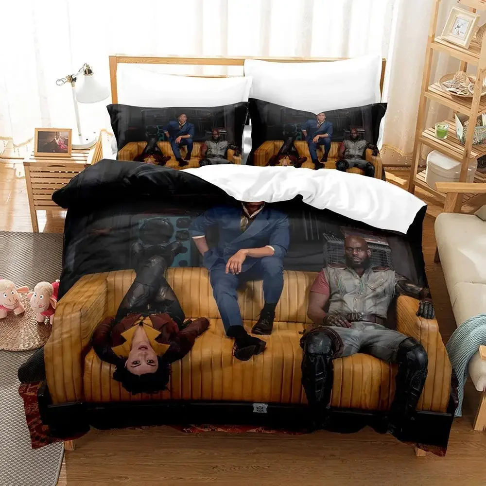 

New Cowboy Bebop Bedding Set Single Twin Full Queen King Size Bed Set Adult Kid Bedroom Duvet cover Sets 3D Game Bed Sheet Set