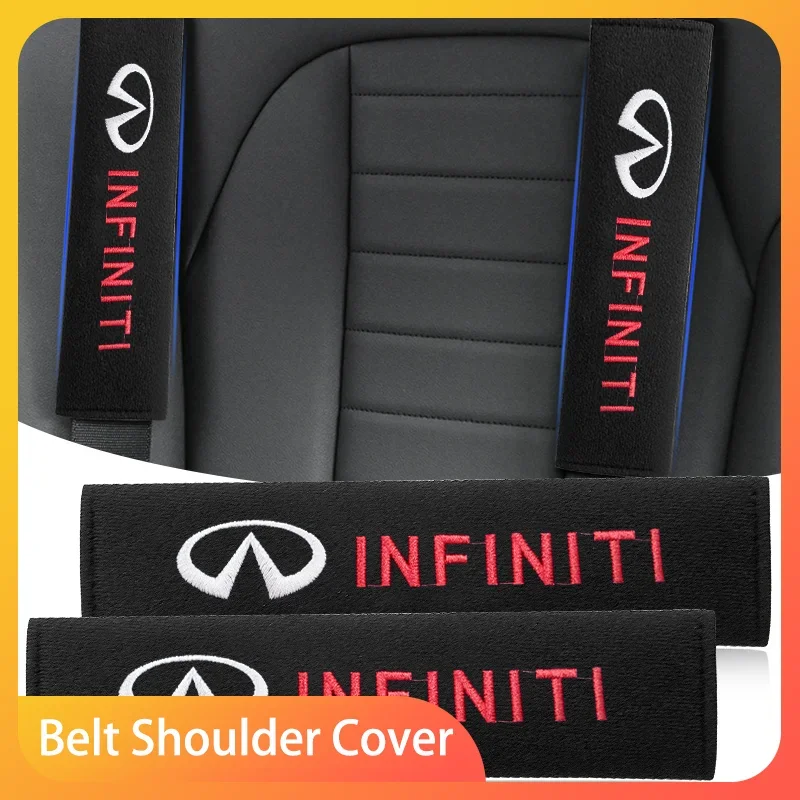 

Car Seat Belt Cover styled Cotton Safety Shoulder Protector For Infiniti Q50 FX35 Q30 G37 Q70 QX70 G35 Q60 QX50 QX60 QX80