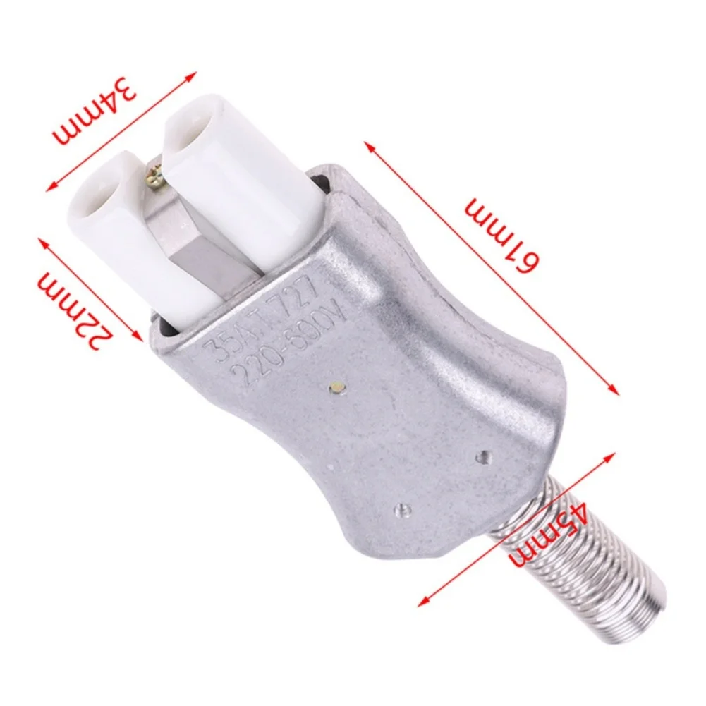 

1PCS Industry Socket High Temperature Connector Electric Oven Power Outlet 35A Electric Heater Socket For Plastic Machinery