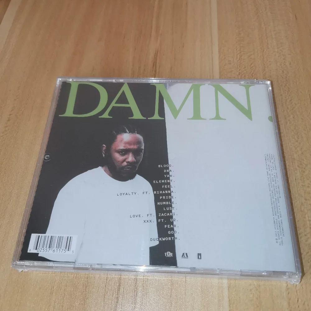 Kendrick Lamar DAMN CD Hip-Hop Rap Conscious West Coast Hip-Hop Popular Tracks For Home Car Audio Music Fans Collection And Gift