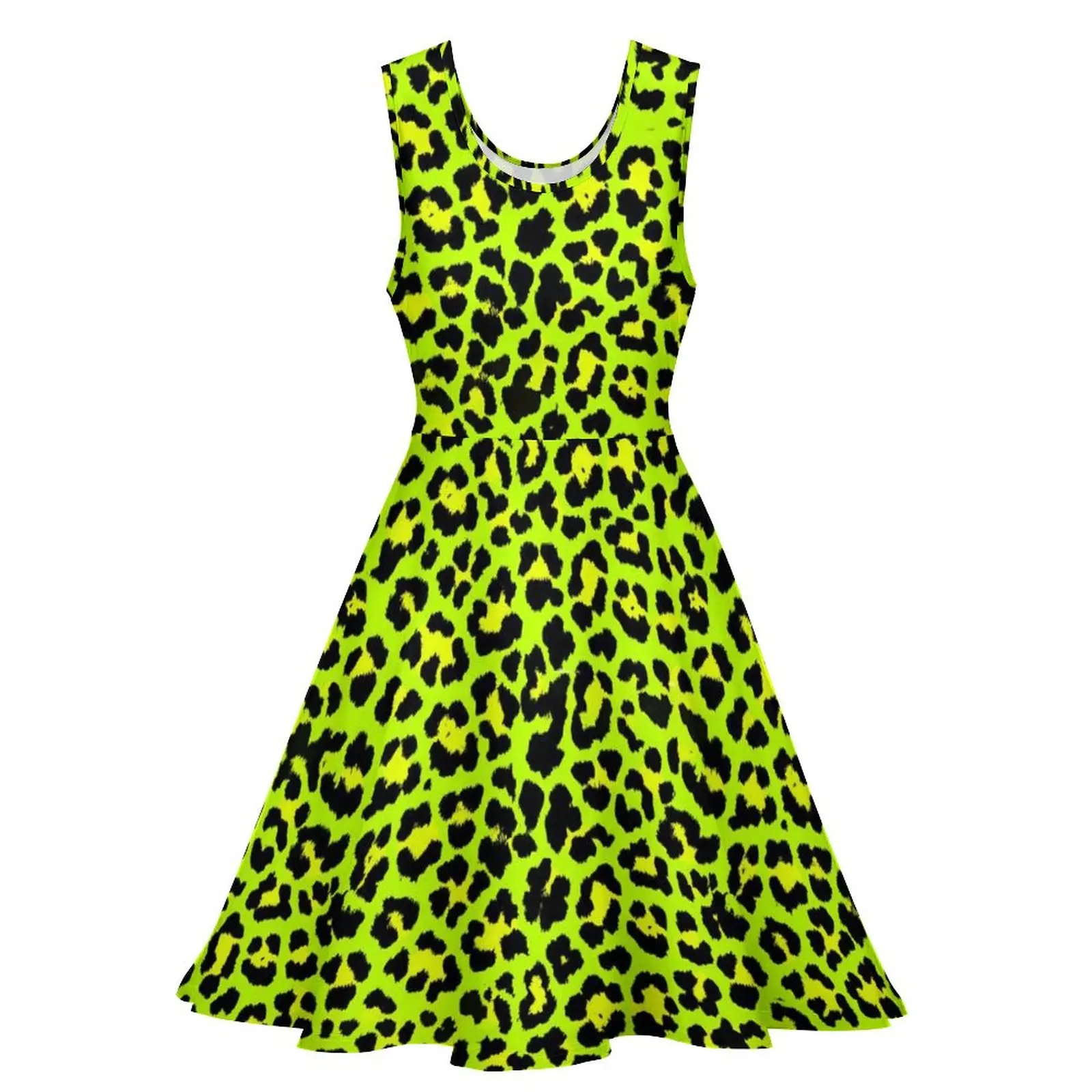 Punk Rock Leopard Dress Lime Green Black Elegant Dresses Sleeveless Street Fashion Skate Dress Woman Custom Vestido Gift - AliExpress 200000345 Punk Rock Leopard Dress Lime Green Black Elegant Dresses Sleeveless Street Fashion Skate Dress Woman Custom Vestido Gift - AliExpress 200000345