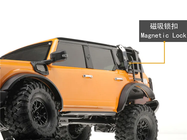 2PCS Simulation Modell Auto Einziehbare Leiter für 1/10 1/8 RC Crawler Auto SCX10 TRX4 Wrangler Tank 300 H8H West einfach Zu Bedienen