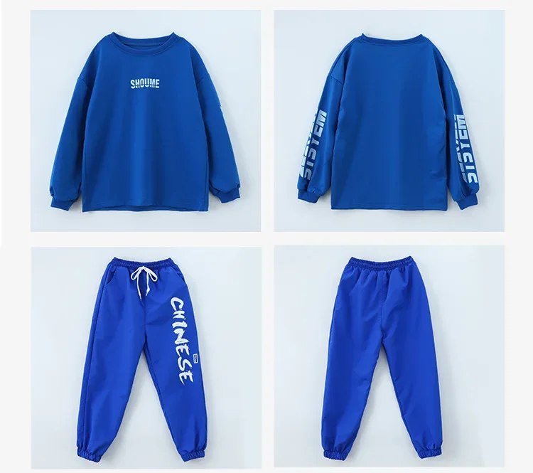 2026 Neues Kinder Hip-Hop Street Dance Kostüm-Set, trendiges ärmelloses Weste-Outfit für Mädchen und Jungen, Jazz-Auftritt, Laufsteg, Bühnenbekleidung – Detail 12