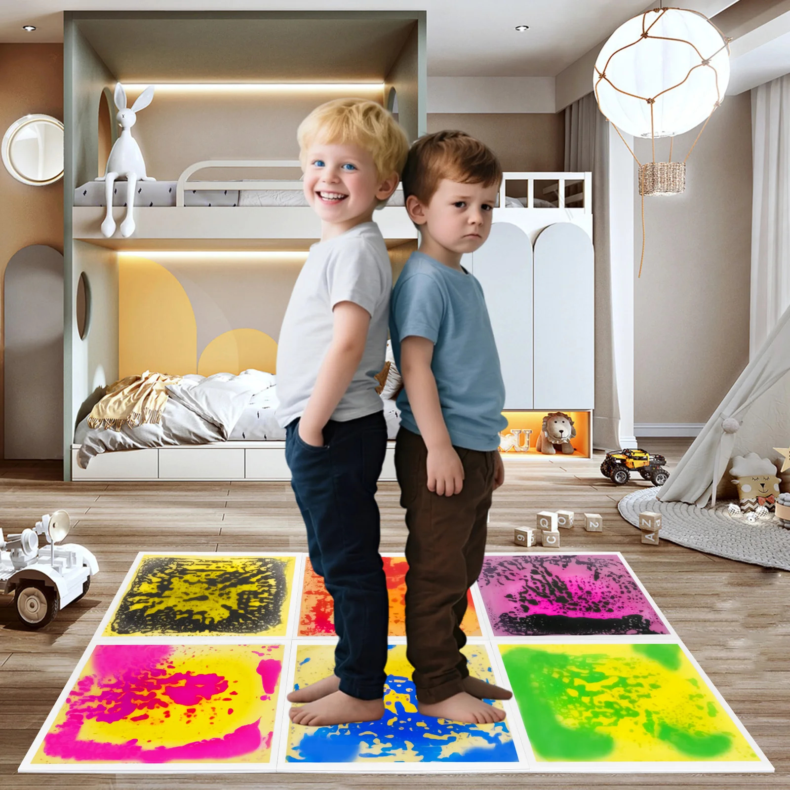 

Grow-with-Me Tactile Joy: Visual Sensory Toys Adjust to Kids’ Changing Sensory Needs on Mat