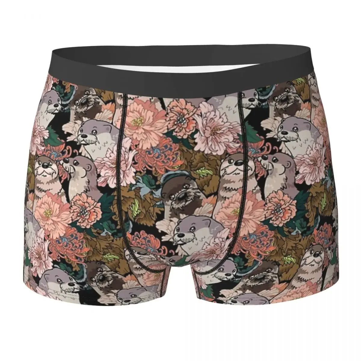 Boxer Underpants Shorts Because Otter Panties Male Soft Underwear for Homme Man Boyfriend Gifts