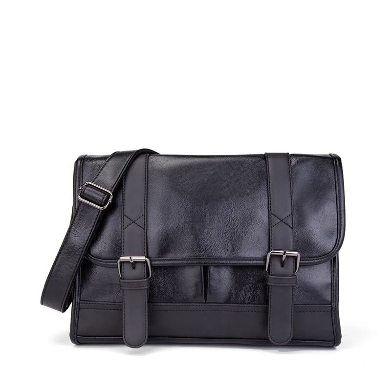 

Large Capacity Men's Travel Shoulder Bag Leather Crossbody Bag Trendy Korean Version Commuting Men's Casual Shoulder Bag