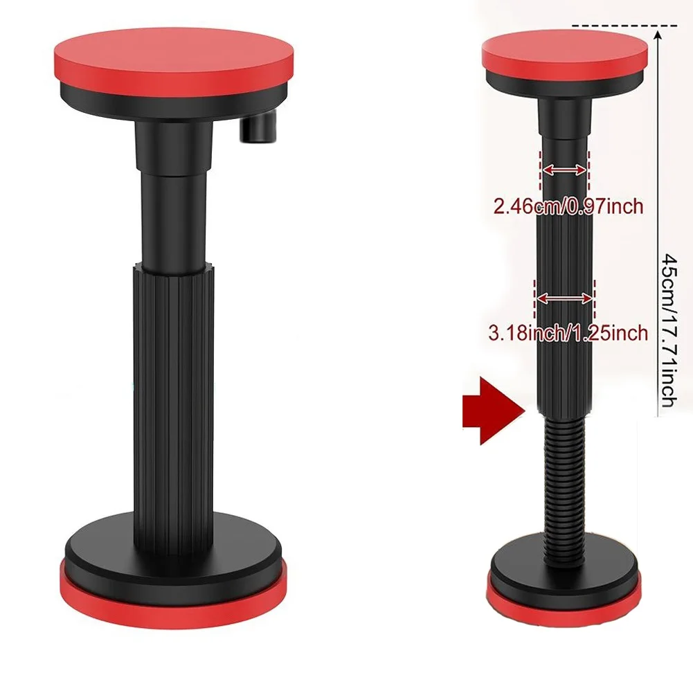 2 pezzi di supporto telescopico per risparmiare manodopera, struttura per cartongesso, strumento di sollevamento estensibile, asta di sollevamento, 200 kg, cuscinetto di carico