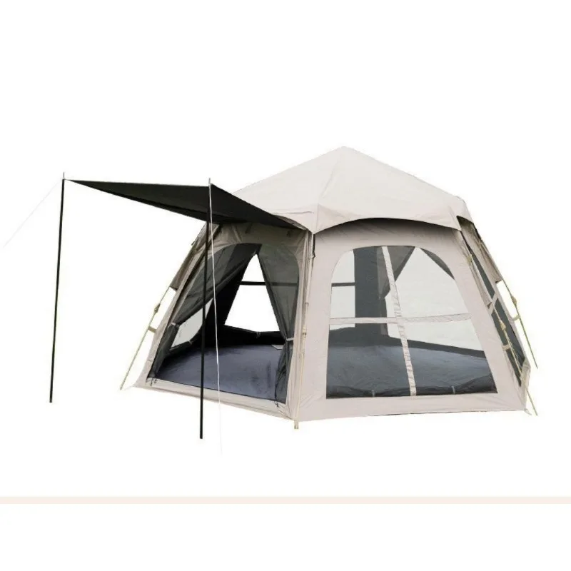 

Camping tent, outdoor automatic, camping folding convenient, canopy integrated