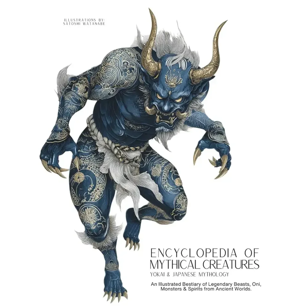 Enciclopedia de criaturas míticas: Yokai y mitología japonesa: un bestiario ilustrado de bestias legendarias, Oni y espíritus
