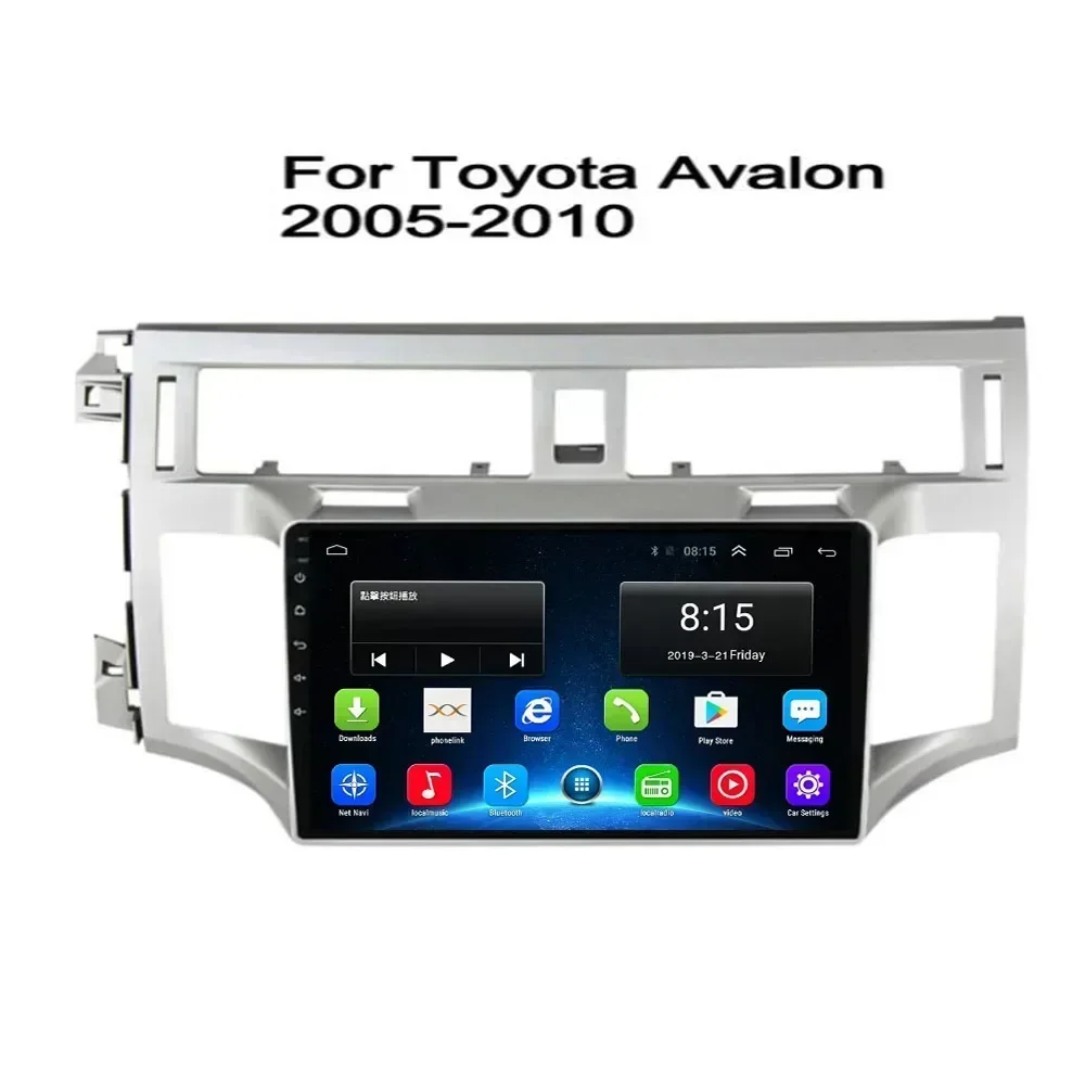 Pemutar media mobil, 2 Din Android 13 Stereo Radio DVD GPS Multimedia pemutar Video 5G WiFi kamera DSP Carplay untuk TOYOTA AVALON 2006-2011