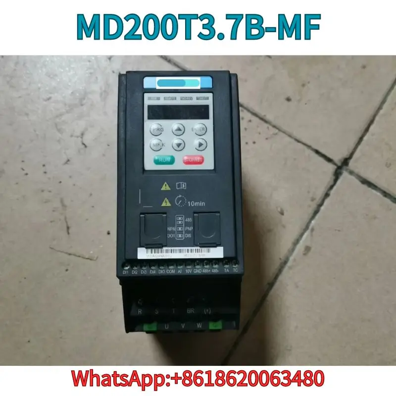 

Used Frequency converter MD200T3.7B-MF 3.7KW test OK Fast Shipping