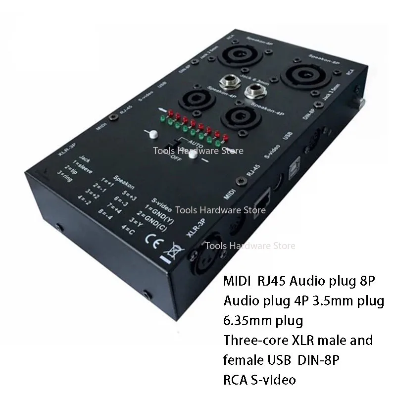 جهاز اختبار الخط متعدد الوظائف، جهاز اختبار الصوت XLR، جهاز اختبار خط الإشارة، صندوق اختبار قياس كابل التشغيل والإيقاف لشبكة HDMI