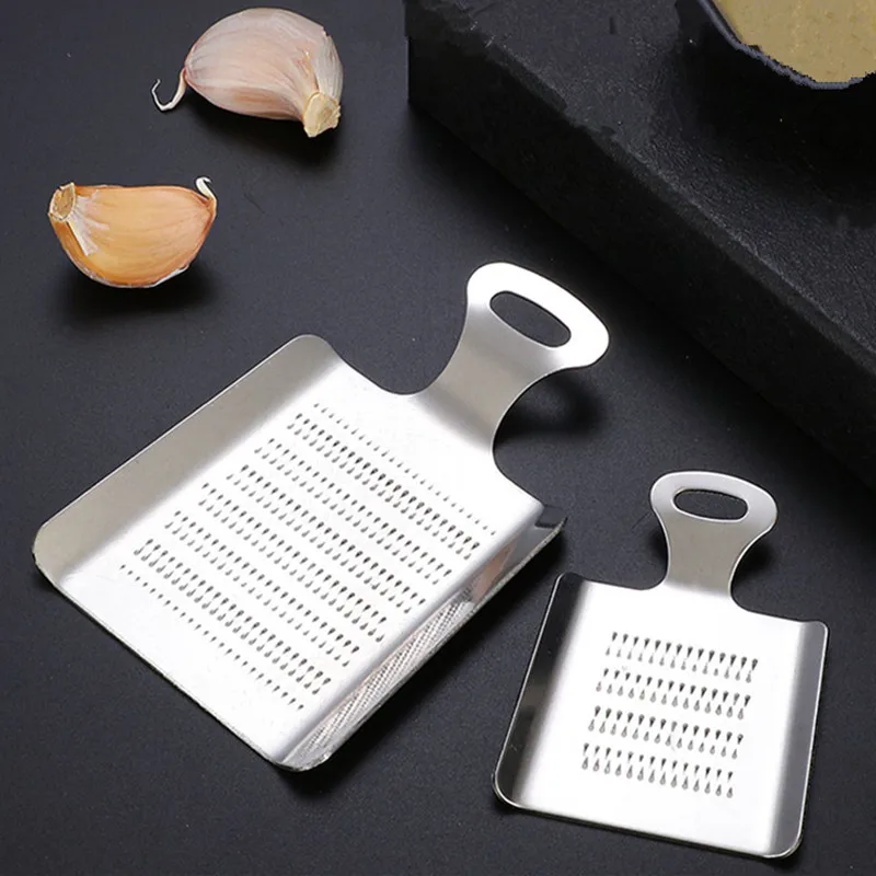 Stainless Steel Ginger Grater Garlic Wasabi Crusher Burnishing Machine Portable Manual Vegetable Fruit Press Device Kitchen Tool