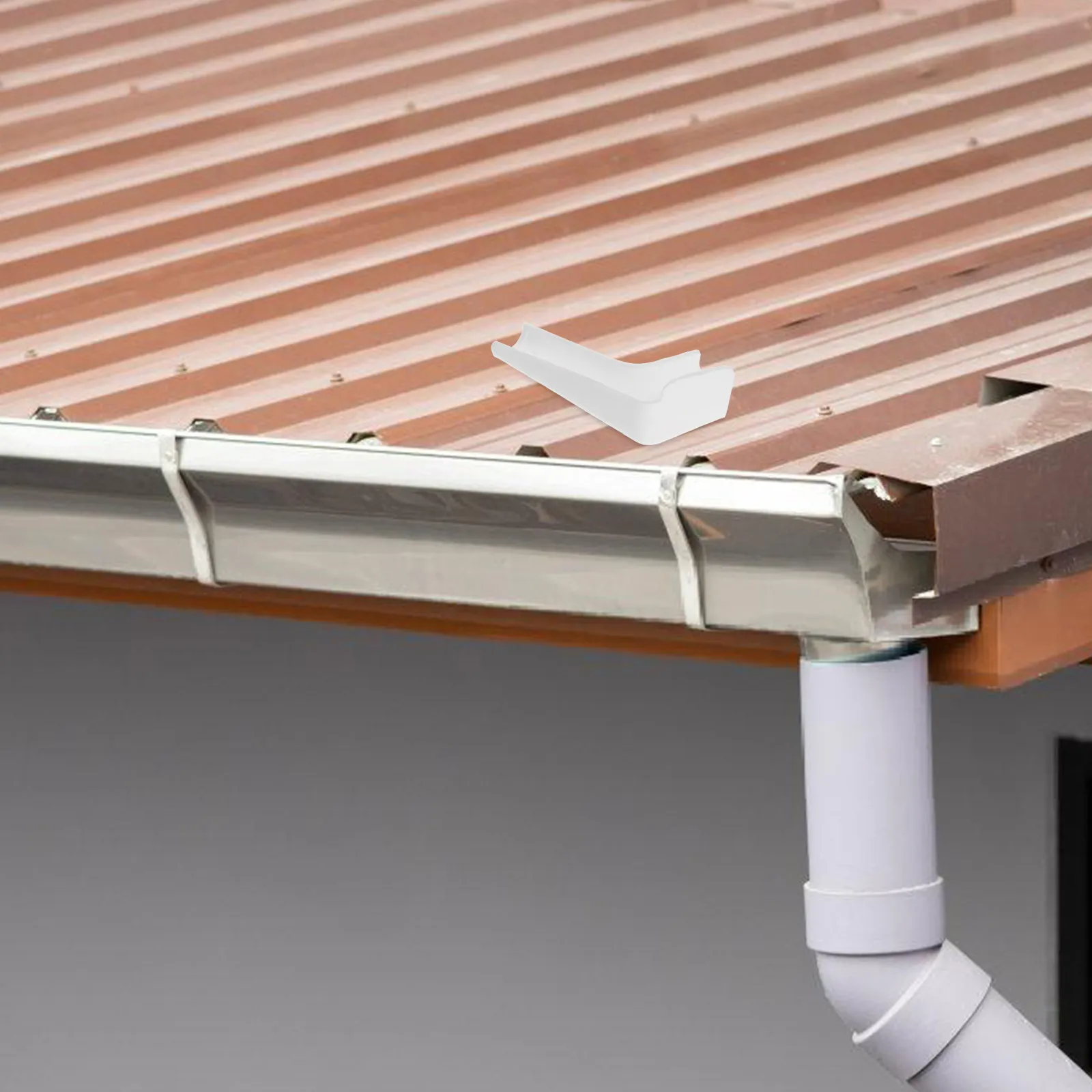 

Комплект из 4 штук: сливные трубки для водосточных желобов автодомов и крыш, легко устанавливаемые дождеприемники для автодомов и крыш