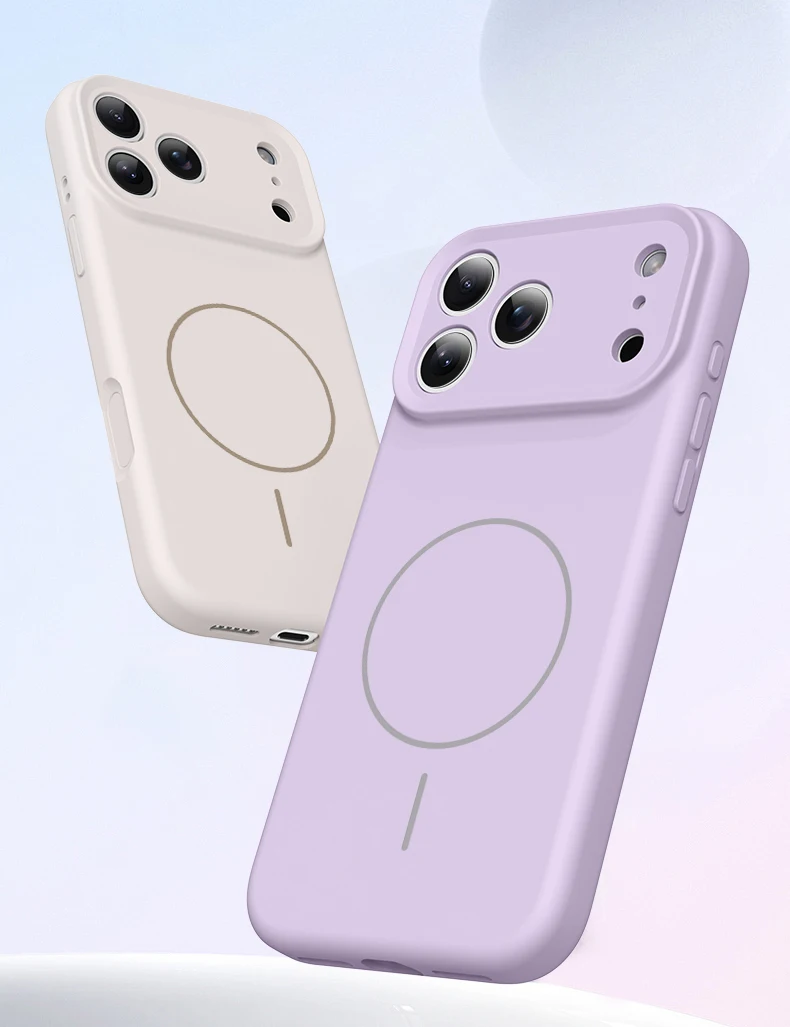 iPhone 17 16 Pro Max用、iPhone Air Case ELVEV マグネット式ハードPC + ソフトTPUテクスチャ防水保護電話ケース