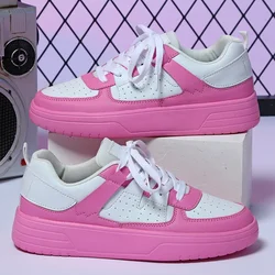 Women's Shoes Large Size Fashion Men's Thick Sole Board Shoes Soft Sole Comfortable Sports Single Shoes Lace Up Outdoor