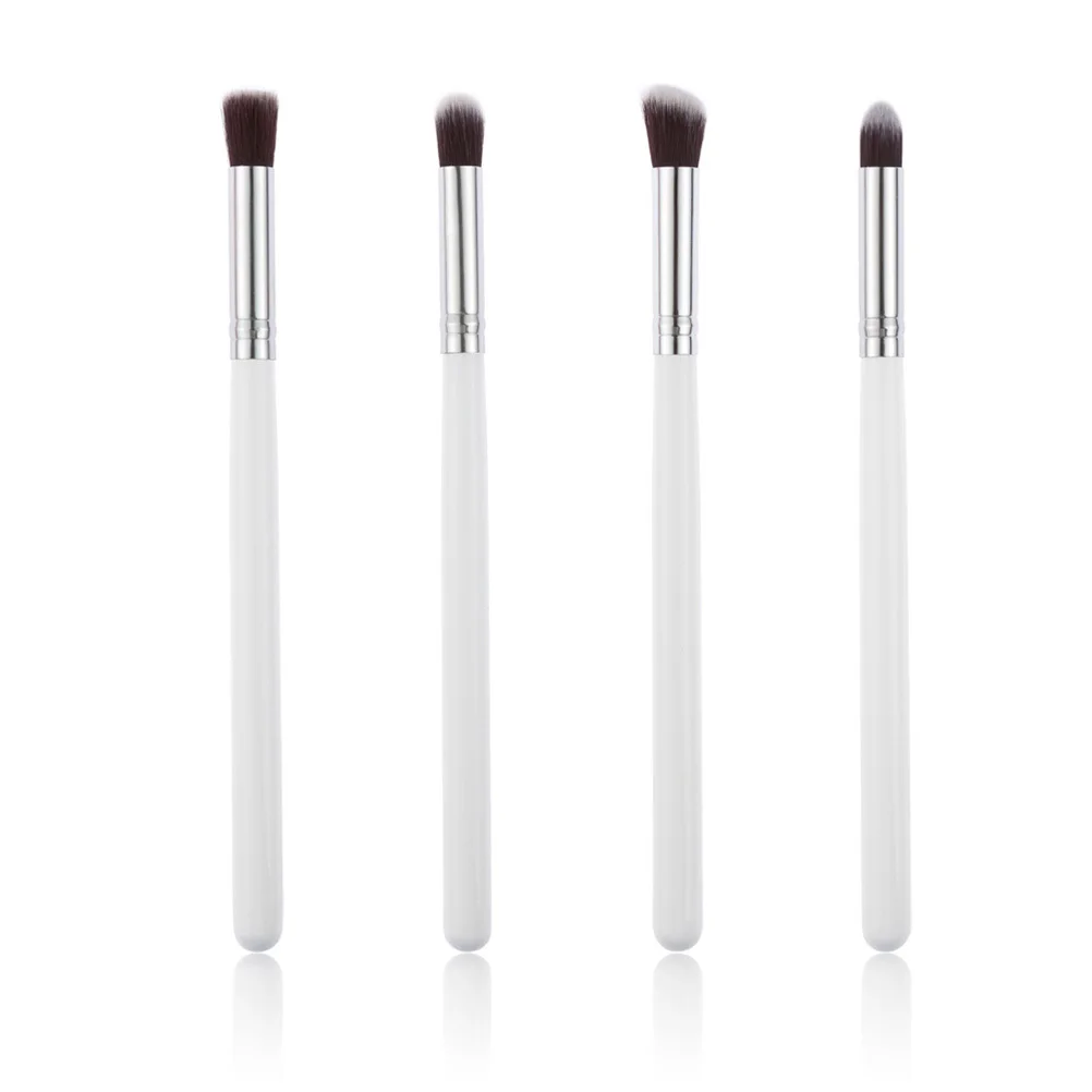 4Pcs Eye Makeup Brush Set Fine Workmanship Soft Bristle Blending Pencil Detail Brush for All Skin Types Tools Kit Daily