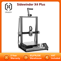 Artillery Sidewinder X4 Plus 3D Printer 500mm/s Print Speed 300x300x400mm Printing Area XY-Metal Linear Guide Rail 3D Printer