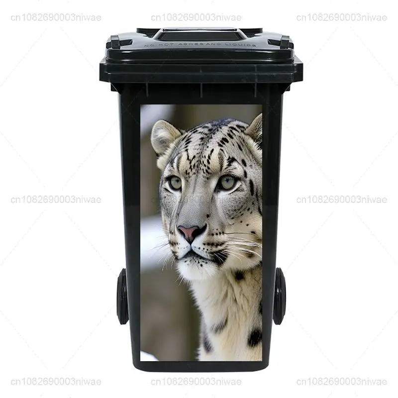 Creative and personalized animal painting trash can stickers, wall paintings, home stickers, PVC waterproof stickers