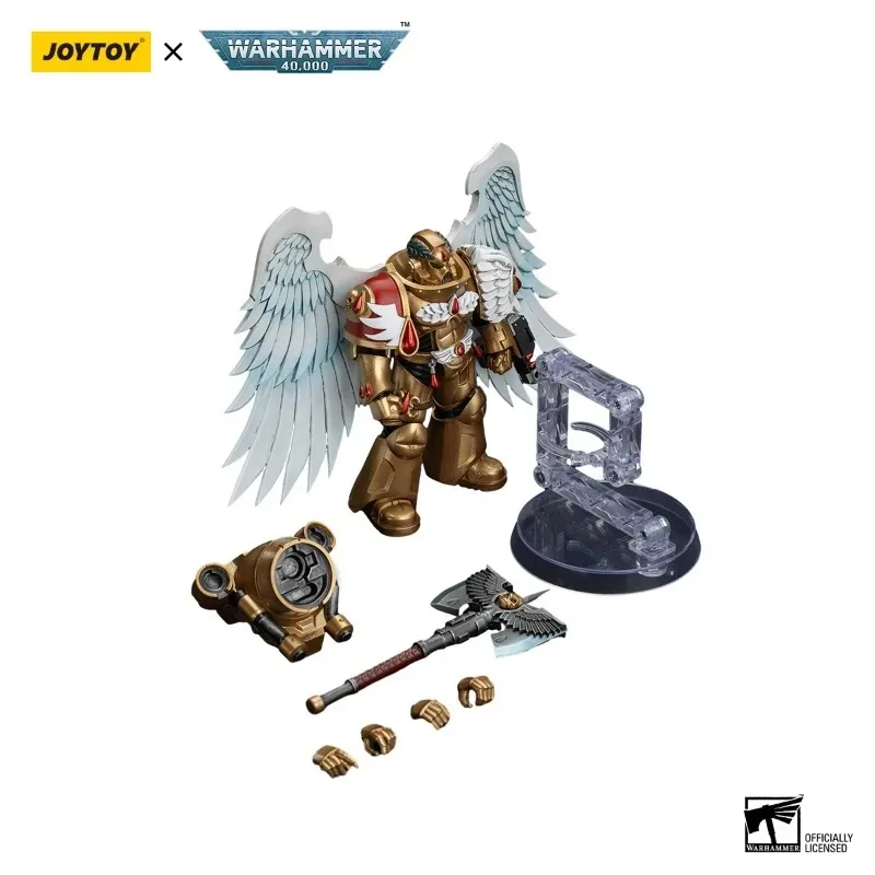 [W MAGAZYNIE] JOYTOY 1/18 Figurka akcji Warhammer 40K Blood Angels Sanguinary Guard Anime Model wojskowy Chłopiec Prezent świąteczny Zabawki