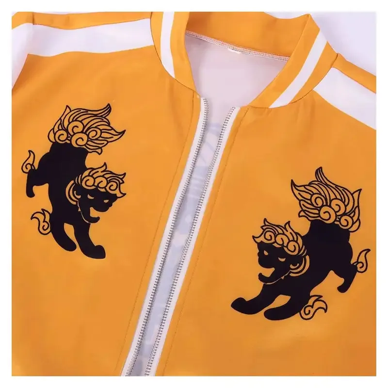 Fantasy Chouji Tomiyama Togame Jou Suits Anime Wind Cosplay Breaker Dress Up Costume Disguise Adult Men Roleplay Outfits